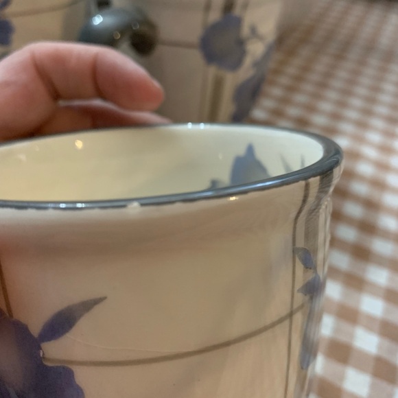 Pfaltzgraff Blue Floral Mugs Set - Picture 9 of 11